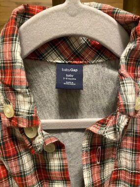 GAP Plaid Button-Down one piece